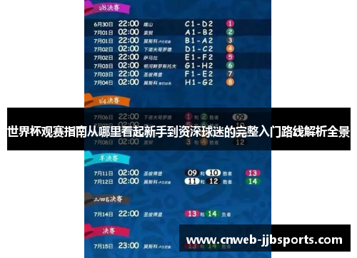 世界杯观赛指南从哪里看起新手到资深球迷的完整入门路线解析全景